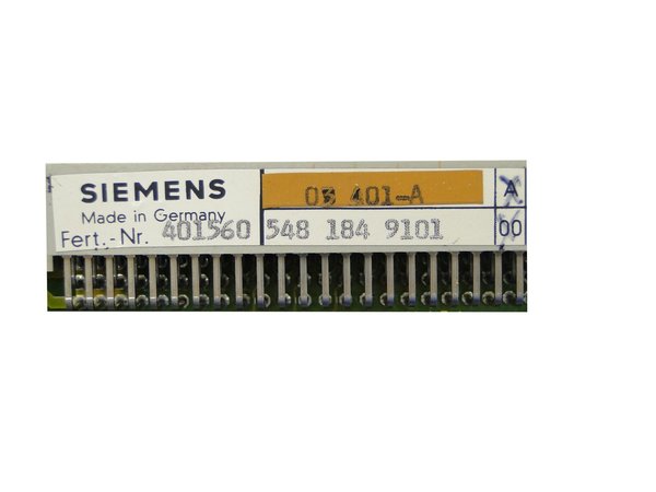 Siemens 03 401-A or 03401-A or 548.184.9101 Card