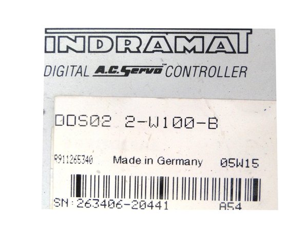 DDS02.2-W100-B Indramat AC Servo Controller
