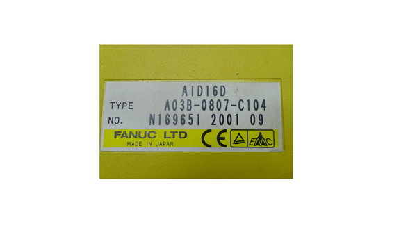 A03B-0807-C104 Fanuc Modul AID16D