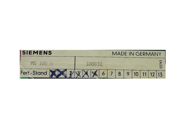 6FX1113-0AA00 Siemens SINUMERIK SYSTEM 8 MS100