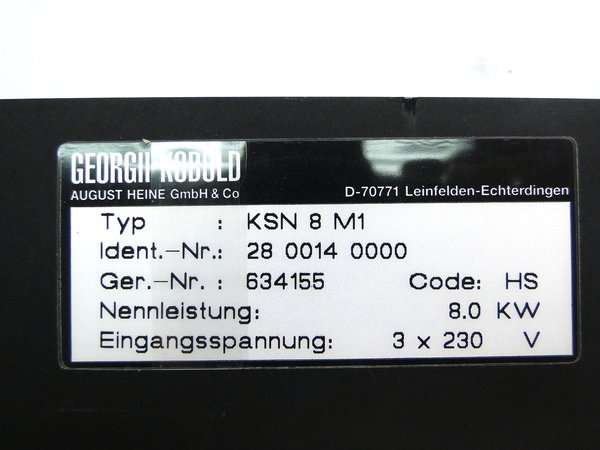 KSN-8-M1 or KSN8M1 GEORGII KOBOLD Power Supply