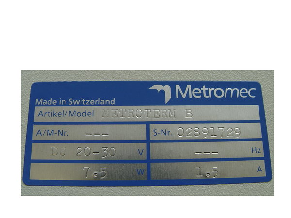 Metroterm B Metromec Tastatur