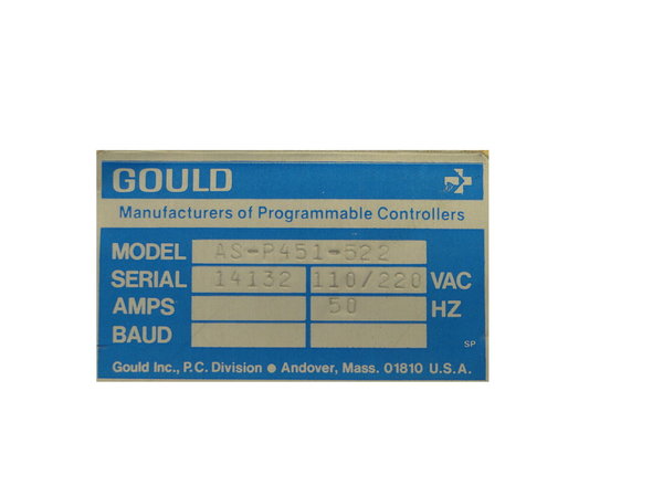 AS-P451-522 or P451-522 Modicon Remote I/O Processor