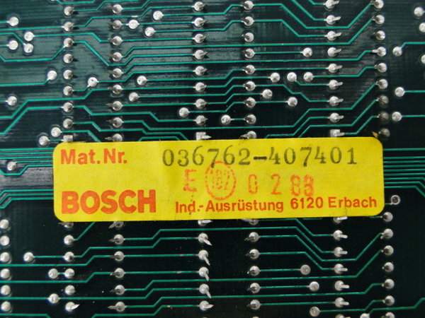 036762-407401 or RAM400 or RAM 400 Bosch Card