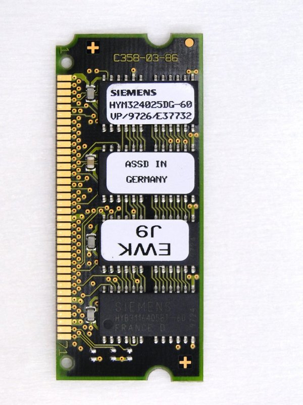 HYM324025DG-60 or E53863-94V-0 Siemens RAM