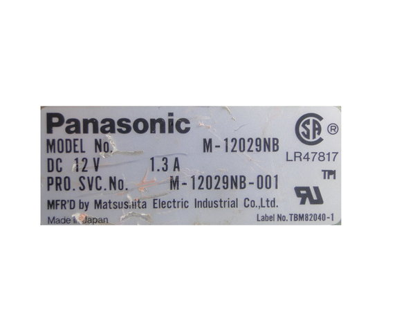 M-12029NB Panasonic CRT Monitor