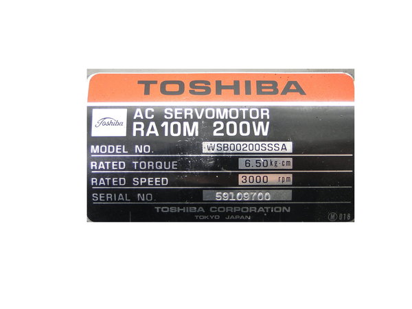 RA10M or WSB00200SSSA mit Tamagawa TS540N5/E4 Toshiba AC Servomotor