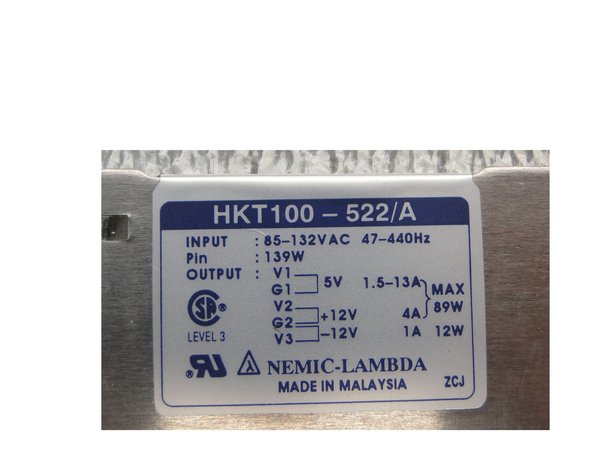 HKT100-522/A Nemic-Lambda Power Supply