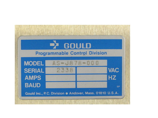 AS-J878-000 Modicon Programmable Controller