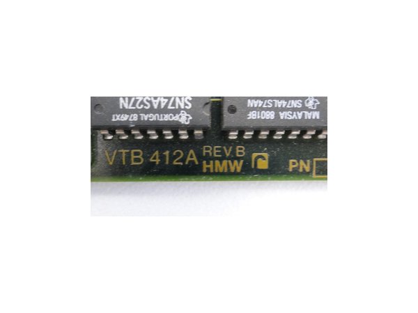 VTB 412A Rev.B or VTB412A Rev.B HMW Card