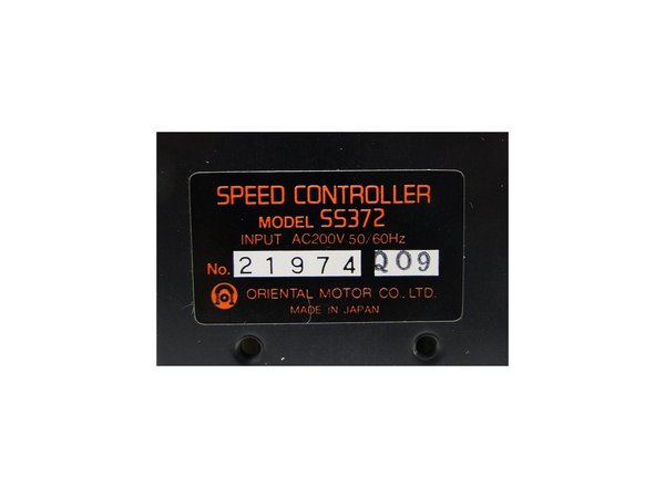 SS372 Oriental Motor Speed Controller