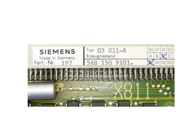 03 811-A or 03811-A or 548.150.9101 Siemens Card
