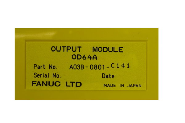 A03B-0801-C141 Fanuc Output Module OD64A
