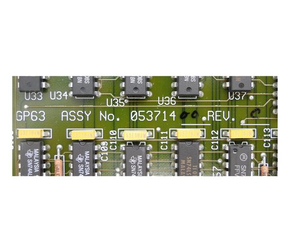 05371400 Rev.C measurex PCB GP63 Transition