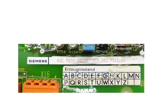 6SC 9830-0BC00 or 6SC9830-0BC00 Siemens Card MS320