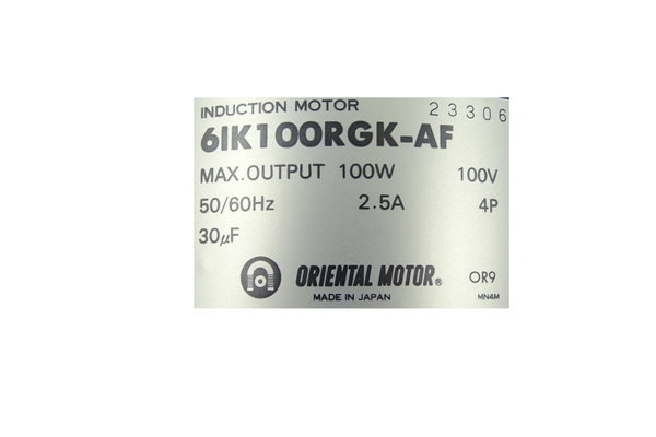 6IK100RGK-AF Oriental Motor Induction Motor