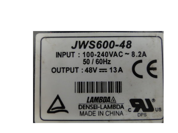 JWS600-48 Nemic-Lambda Power Supply with VAt