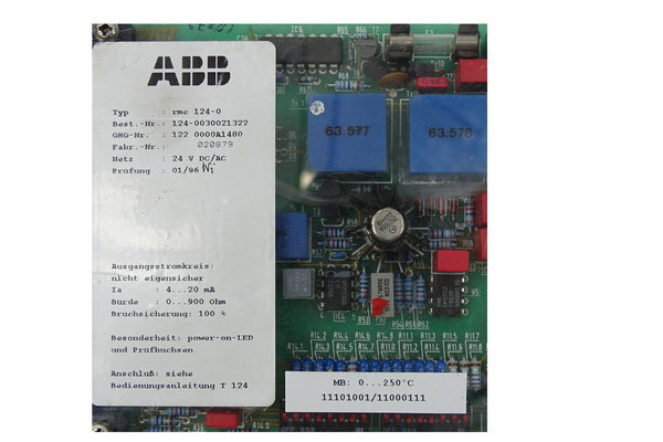 rmc 124-0 or rmc124-0 ABB Card