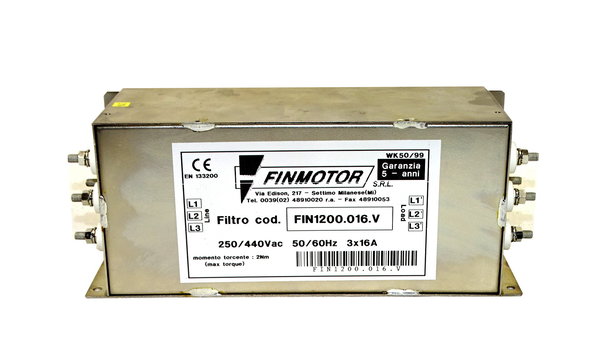 FIN1200.016.V FINMOTOR Filter
