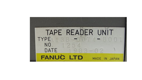 A13B-0074-B001 Fanuc Tape Reader