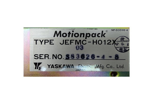 JEFMC-H012X Yaskawa Motionpack