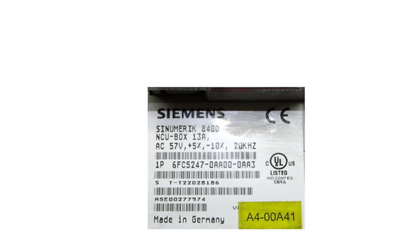 6FC5247-0AA00-0AA3 Siemens Sinumerik 840D NCU-BOX 13A