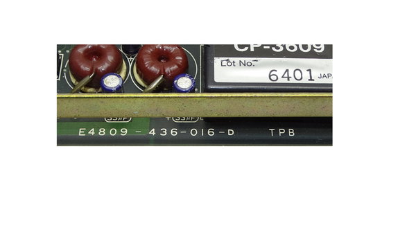 E4809-436-016-D or 1911-1570 Okuma SVP Board II
