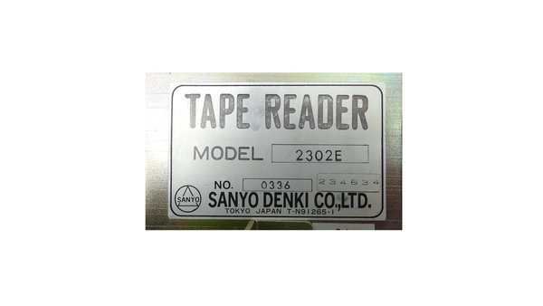 2302E Sanyo Denki Tape Reader