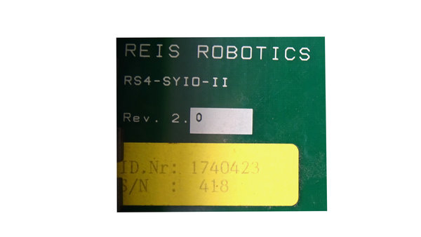 RS4-SYI0-II Rev. 2.0 or 1740423 Reis Robotics Card