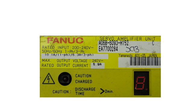 A06B-6093-H152 Fanuc Servo Amplifier