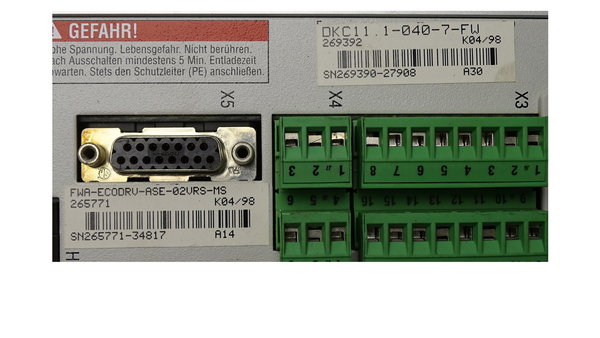 DKC11.1-040-7-FW  Indramat Digital AC-Servo-Controller