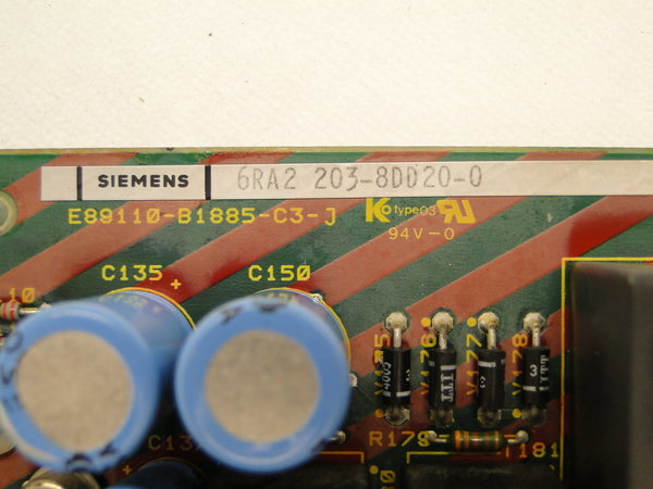 6RA2 203-8DD20-0 or 6RA2203-8DD20-0 Siemens Simoreg