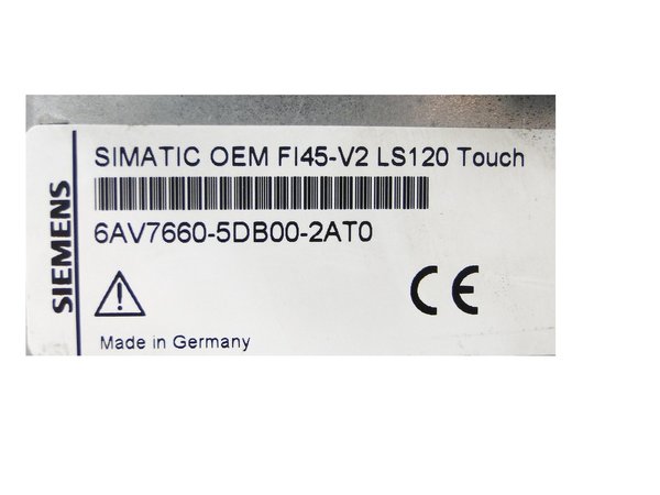 6AV7660-5DB00-2AT0 Siemens Simatic Touch PC F145