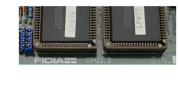 CPU2.2 Rev.216 or CPU 2.2  Rev. 216 UIG010.2 Fidia Control Board