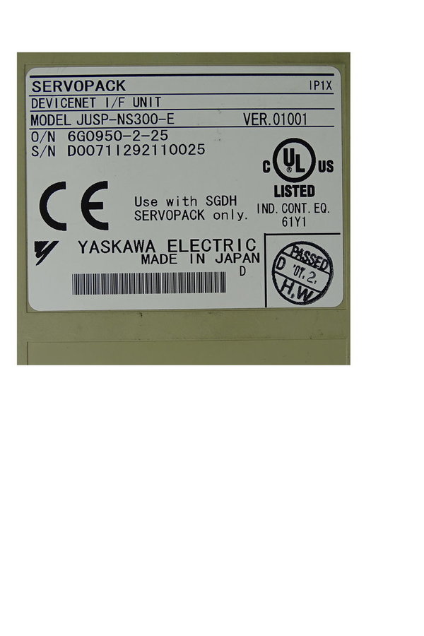 JUSP-NS300-E Yaskawa Devicent I/F Unit