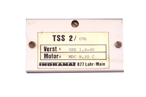 SEK 1.4-40-E1/076 or SEK1.4-40-E1/076 Indramat Selector-Regelverstärker