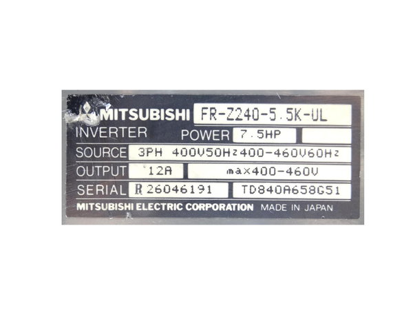 FR-Z240-5.5K-UL Mitsubishi Inverter