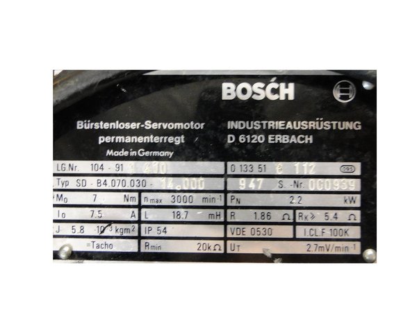SD-B4.070.030-14.000 Bosch Servomotor