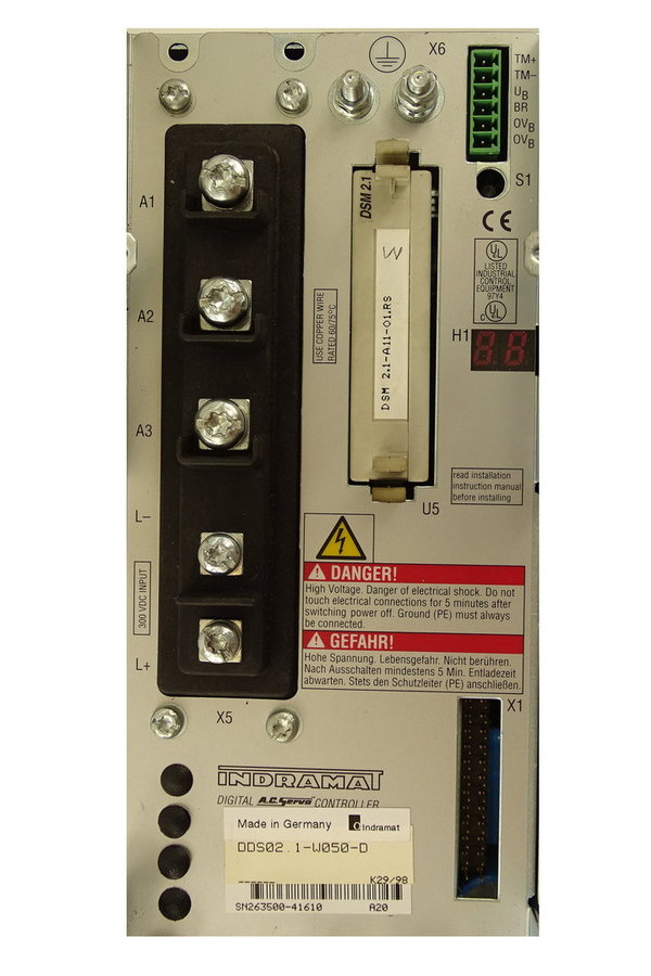 DDS 02.1-W050-D or DDS02.1-W050-D Indramat AC Servo Controller