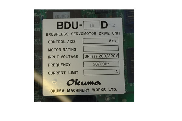 BDU-15D-2 Okuma Servo Drive Unit