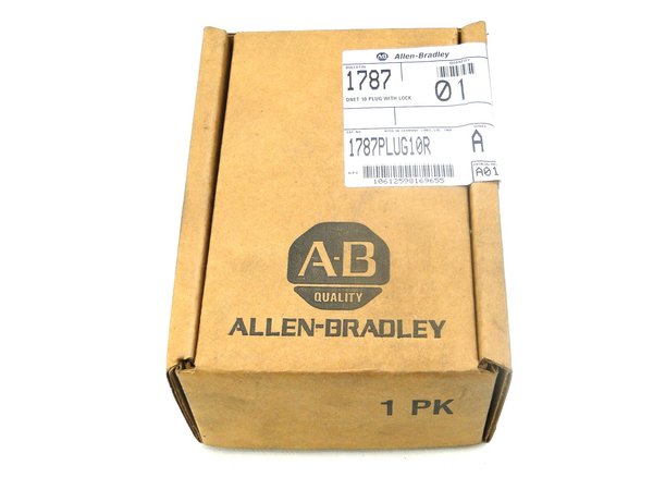1787PLUG10R Allen Bradley  DNET 10 Plug With Lock