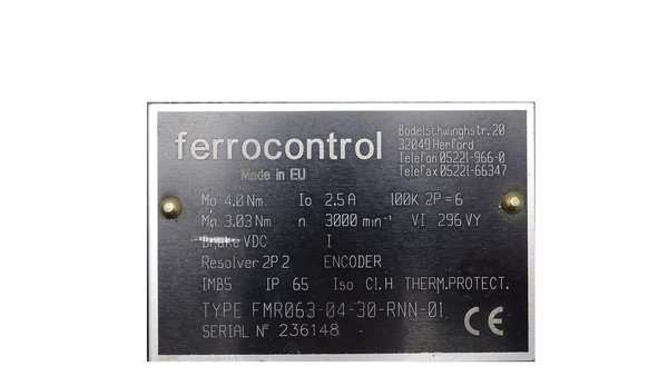 FMR063-04-30-RNN-01 ferrocontrol Motor