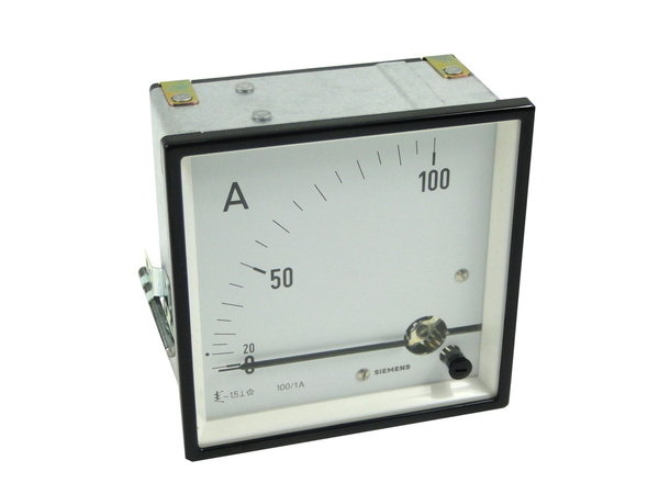 100A Siemens Analog Amperemeter