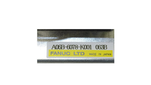 A06B-6078-K001 063B mit  UT857CG Fanuc Fan