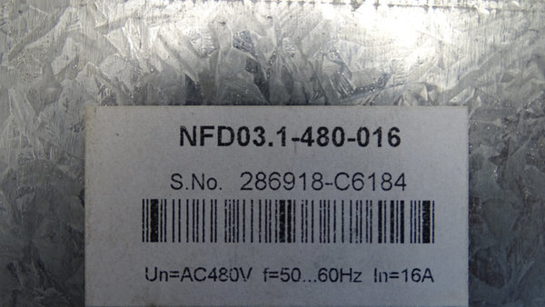 2 Stück NFD03.1-480-016 Indramat Power Line Filter