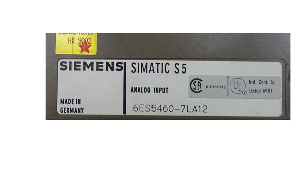 6ES5 460-7LA12 or 6ES5460-7LA12 Siemens Analog Input