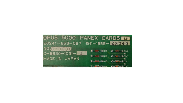 E0241-653-097 or 1911-1555-23040 Okuma Panex Card5