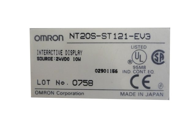 NT20S-ST121-EV3 Omron Interactive Display