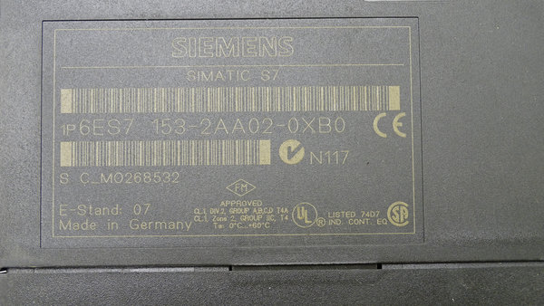ET 200M 6ES7153-2AA02-0XB0 E-Stand:07 Siemens Simatic S7
